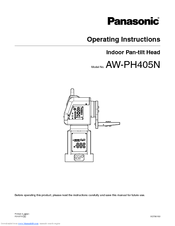 Panasonic AW-PH405N Operating Instructions Manual