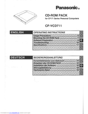 Panasonic CF-VCD711W Operating Instructions Manual