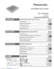 Panasonic CF-VCW282U Operating Instructions Manual