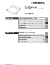 Panasonic CF-VEB271 Operating Instructions Manual