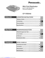 Panasonic CF-VEB342W Operating Instructions Manual