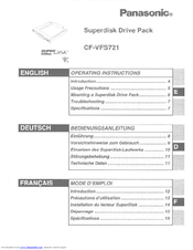 Panasonic CF-VFS721 Operating Instructions Manual