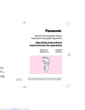 Panasonic ES-8163 Operating Instructions Manual