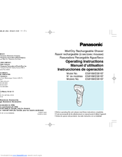 Panasonic ES-8168 Operating Instructions Manual