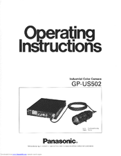 Panasonic GPUS502 - INDUSTRIAL COLOR CAM Operating Instructions Manual