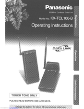 Panasonic KX-TCL100B User Manual