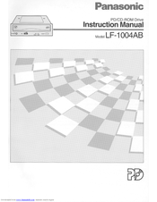 Panasonic LF-1004AB Instruction Manual