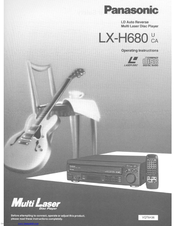 Panasonic LX-H680CA Operating Instructions Manual