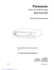 Panasonic SQ-TC512F Operating Instructions Manual