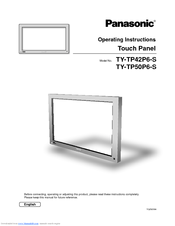 Panasonic TY-TP50P6S Operating Instructions Manual