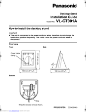 Panasonic VL-GT001A Installation Manual