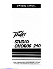 Peavey Studio Chorus 210 User Manual