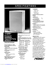 Peavey 115 TF Specifications