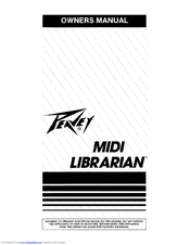 Peavey MIDI Librarian Manual