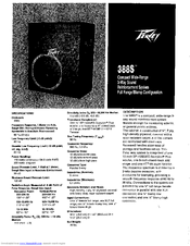 Peavey 388S Specifications