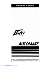 Peavey Automate User Manual