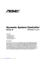 Peavey Dynamic System Controller User Manual