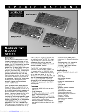 Peavey MM DSP Specifications