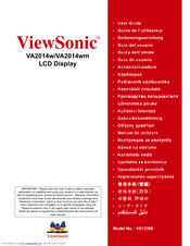 Viewsonic VA2014w User Manual