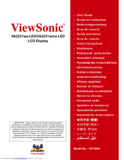 Viewsonic VA2231wa-LED User Manual