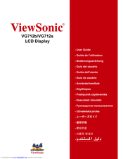 Viewsonic VG712b User Manual
