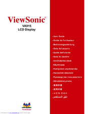Viewsonic VA915 User Manual