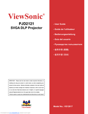 Viewsonic PJD2121 - SVGA DLP Projector User Manual