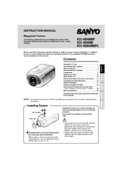 Sanyo VCC-HDN4000PC Instruction Manual