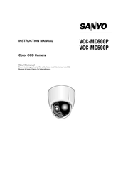 Sanyo VCC-9600P Instruction Manual