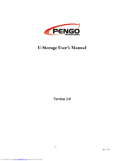 Pengo U-Storage User Manual