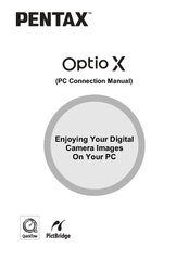 Pentax Optio X Connection Manual
