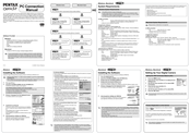 Pentax Optio S7 Connection Manual