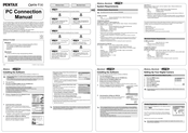 Pentax Optio T30 Connection Manual