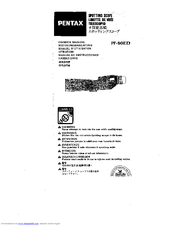 Pentax PF-80ED Owner's Manual