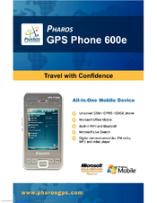 Pharos GPS 600e Specifications