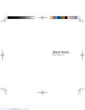 Pharos Traveler 117 Start Here Manual