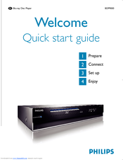 Philips BDP9000-37B Quick Start Manual
