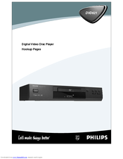 Philips DVD621AT99 Hook-Up Manual