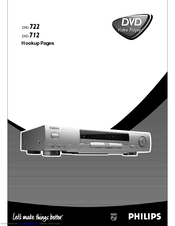 Philips DVD712AT Hook-Up Manual