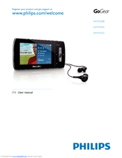 Philips GoGear SA1MUS16K 16GB User Manual