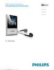 Philips GoGear SA2VBE04 User Manual