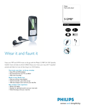 Philips SA1200/37 Specifications