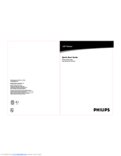 Philips 105S51 Quick Start Manual