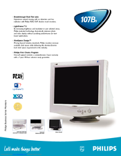 Philips 107B3 Technical Specifications