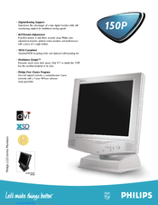 Philips 150P1B Specifications
