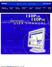 Philips 150P3C74 User Manual