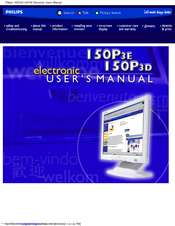 Philips 150P3D74 User Manual
