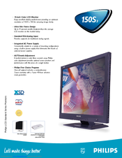 Philips 150S3H74 Specifications