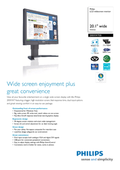 Philips 200XW7EB/05 Specifications