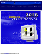 Philips Brilliance 201B User Manual
